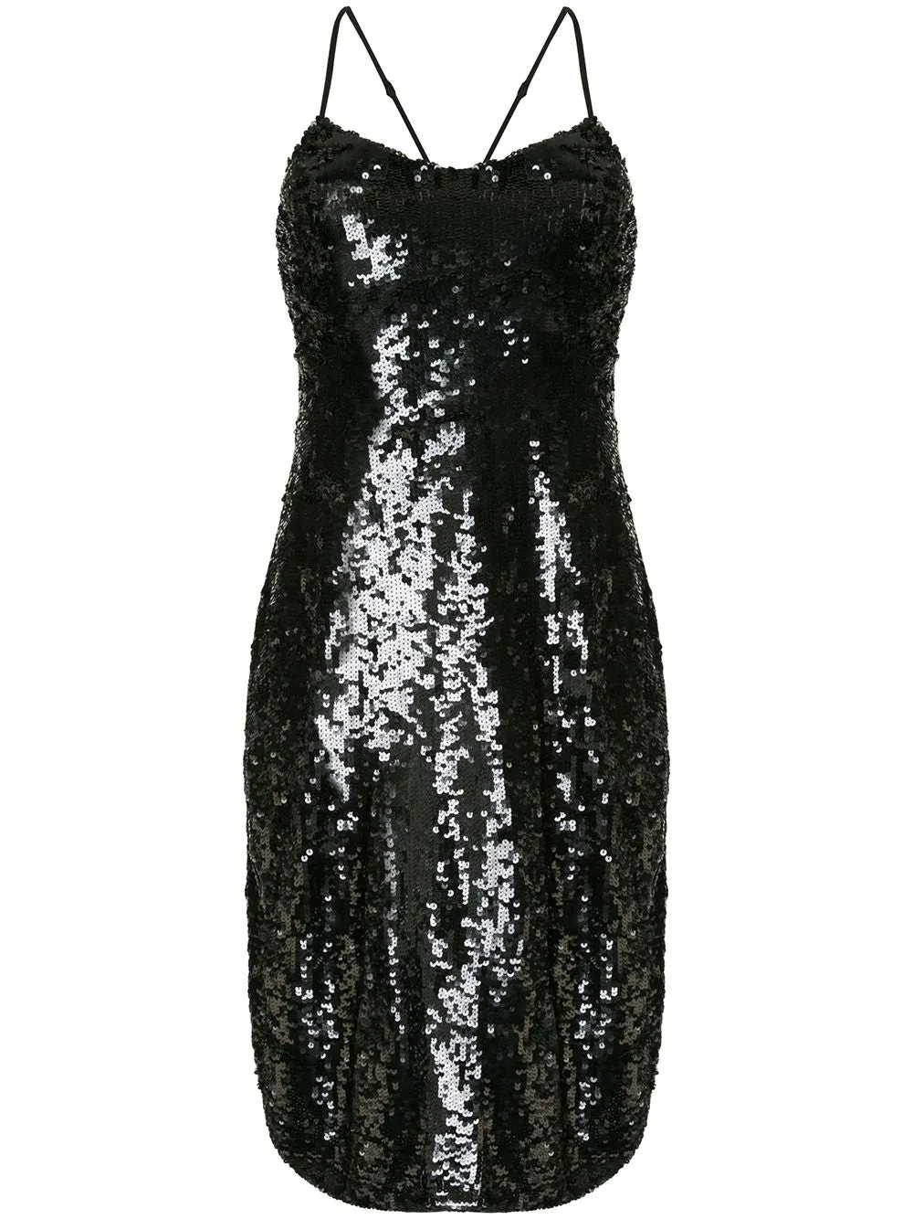 11091W679 Sequin shift dress