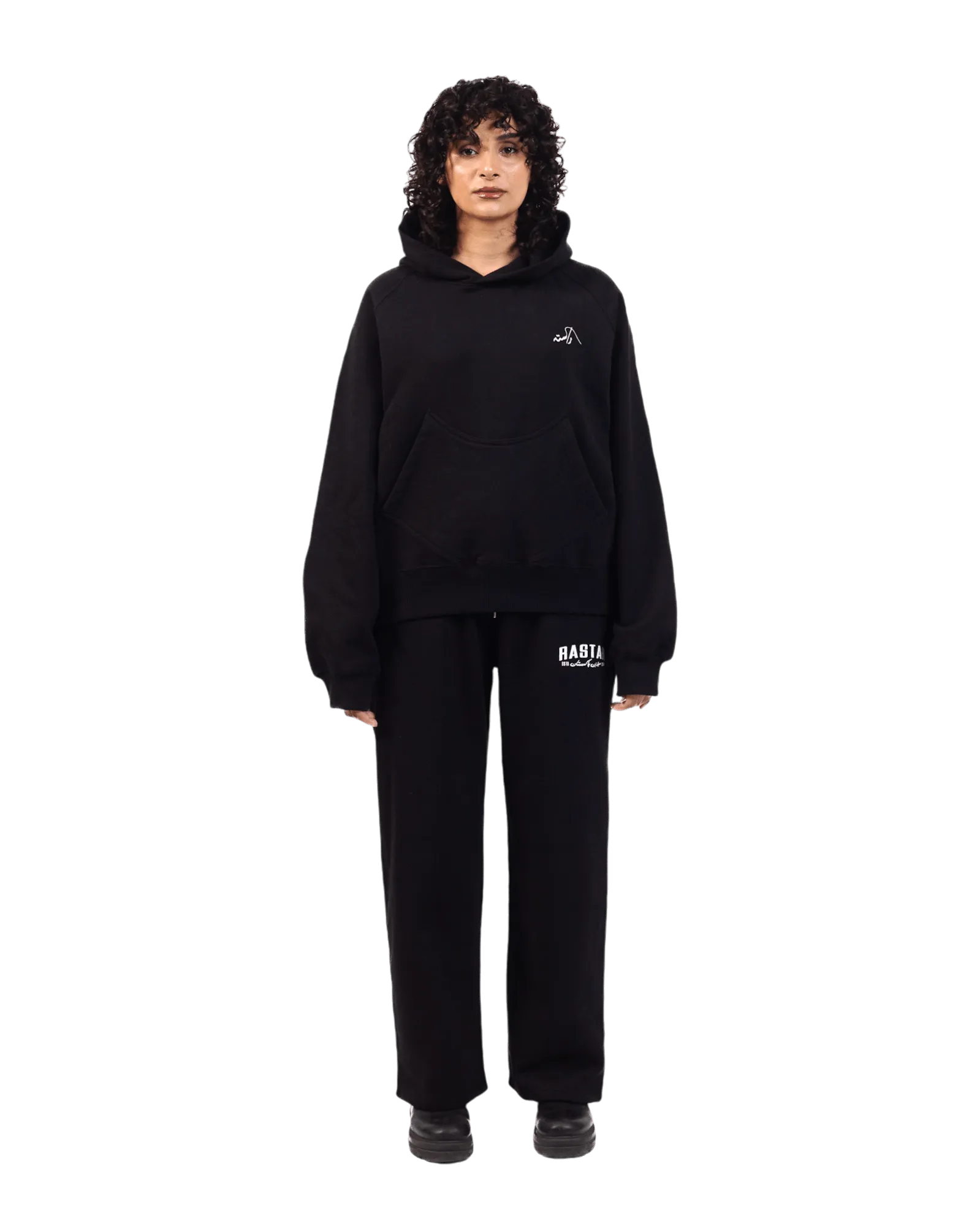 BLACK LOGO HOODIE (v2)