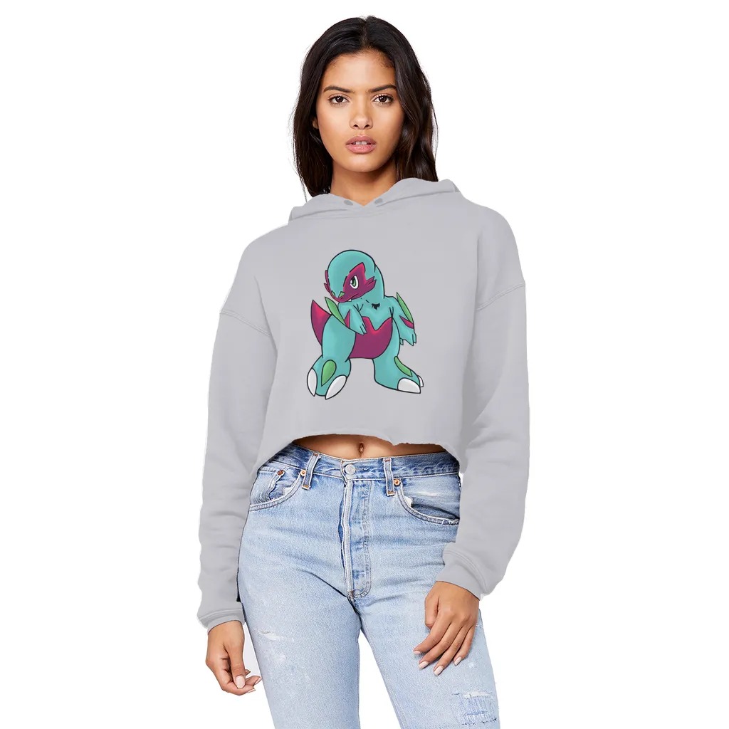 Chiki Unisex Cropped Raw Edge Boyfriend Hoodie