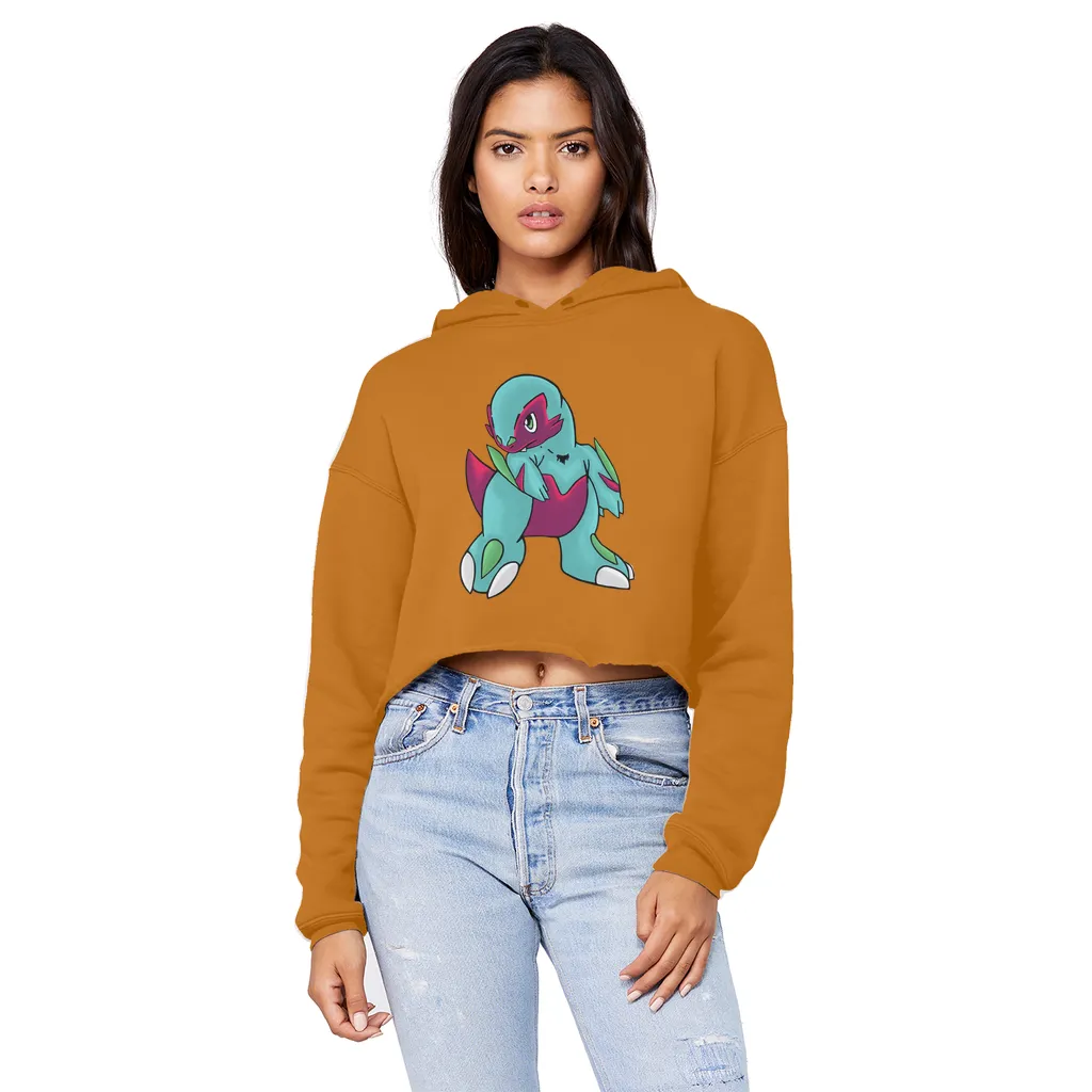 Chiki Unisex Cropped Raw Edge Boyfriend Hoodie