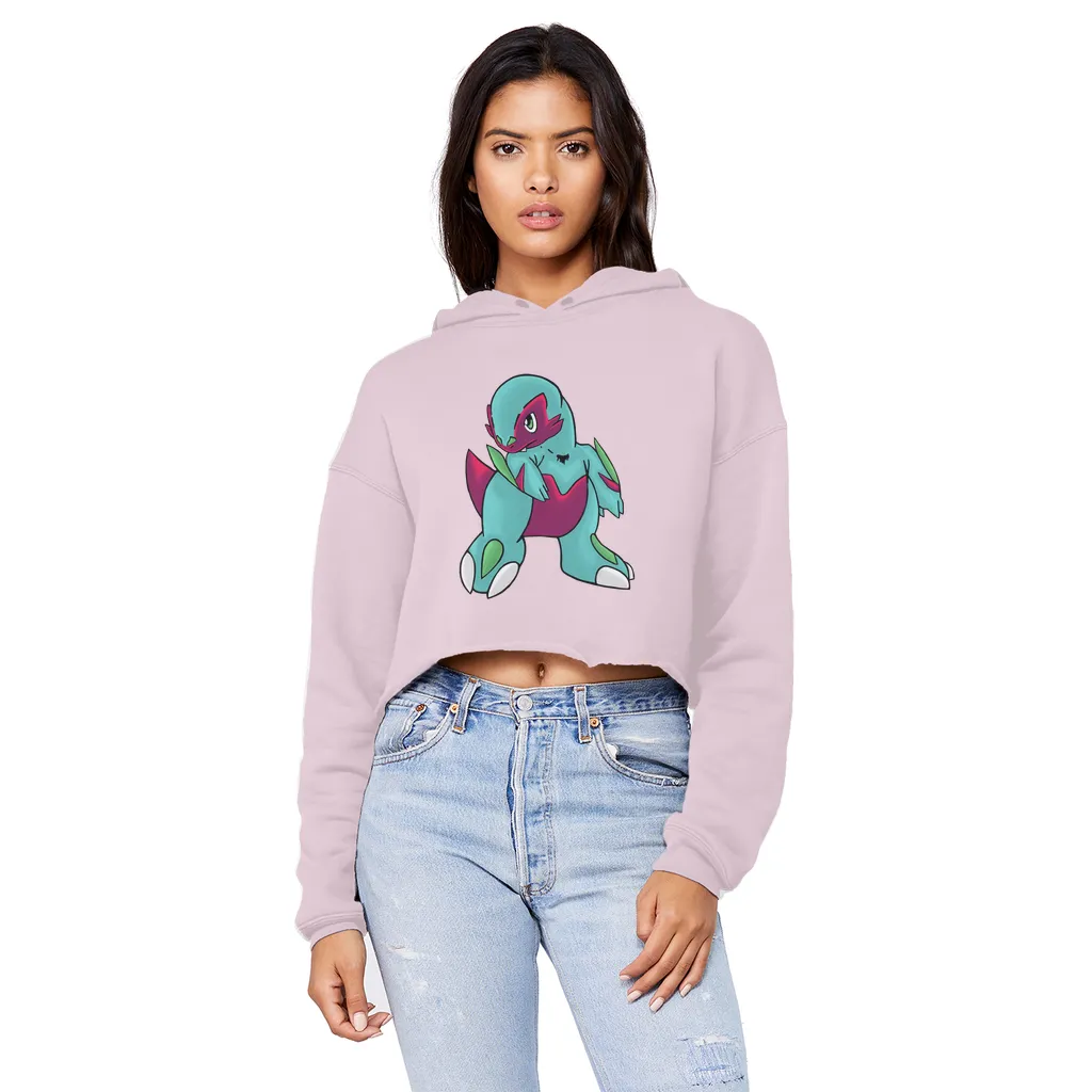 Chiki Unisex Cropped Raw Edge Boyfriend Hoodie
