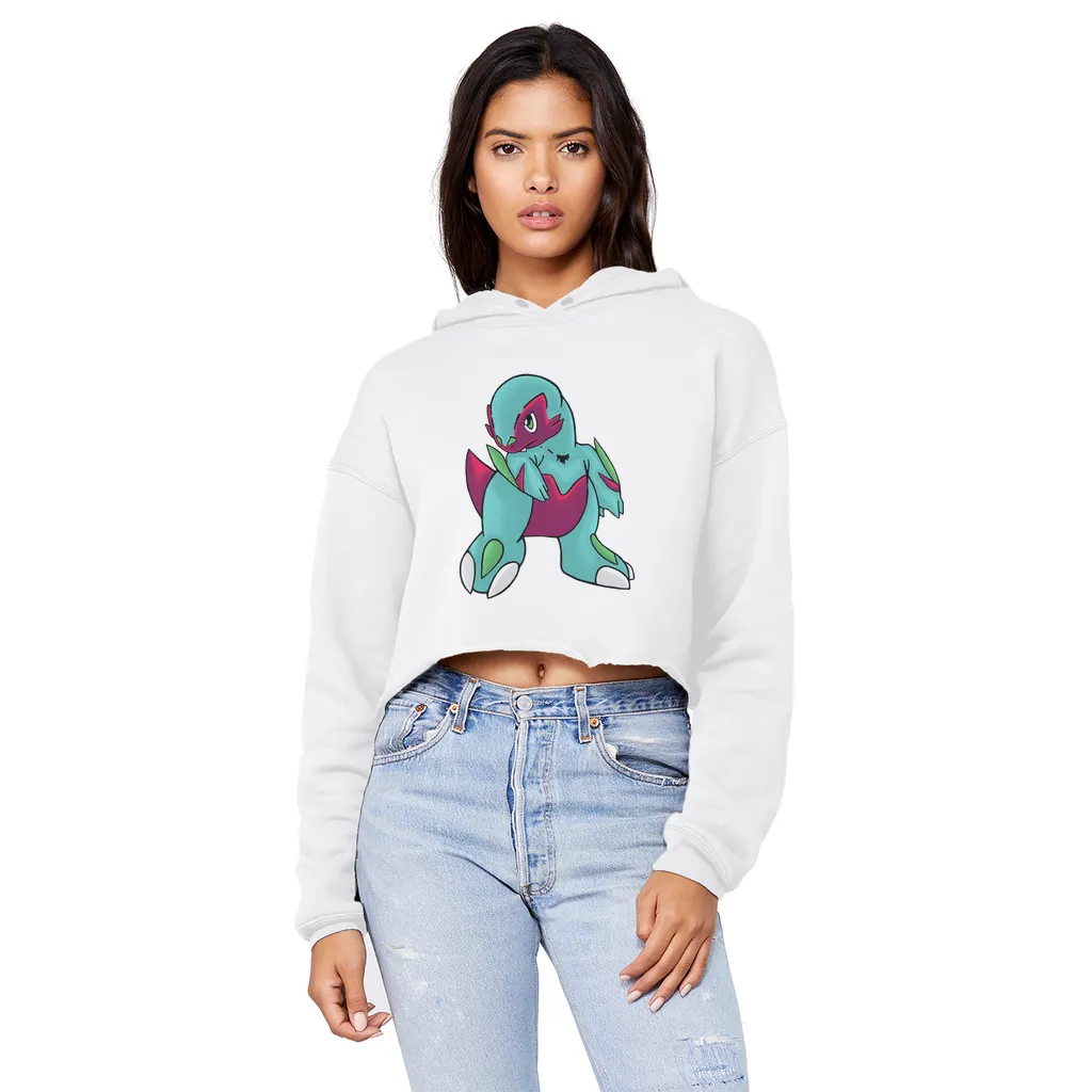 Chiki Unisex Cropped Raw Edge Boyfriend Hoodie