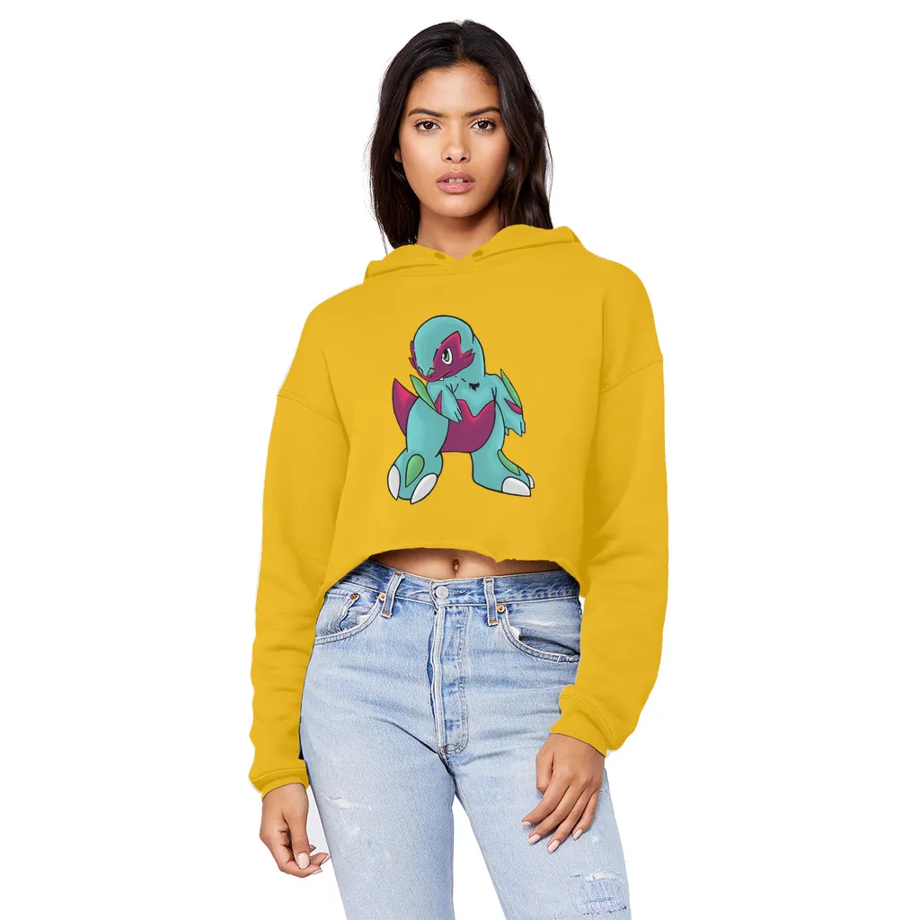 Chiki Unisex Cropped Raw Edge Boyfriend Hoodie