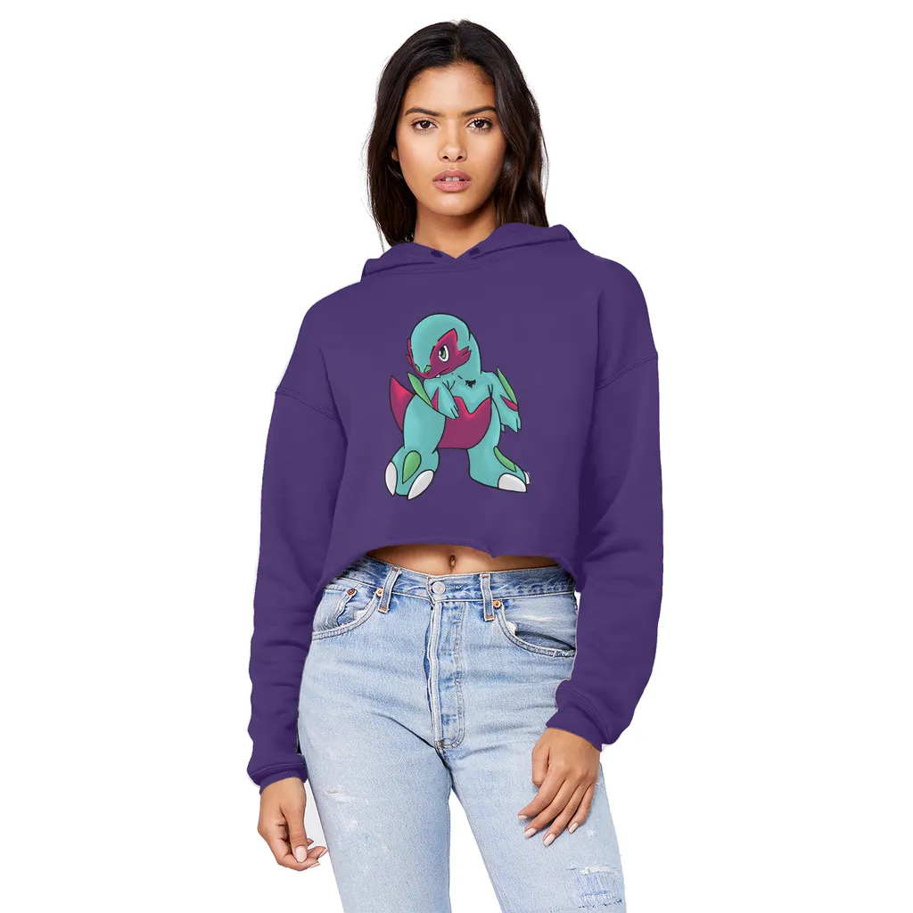Chiki Unisex Cropped Raw Edge Boyfriend Hoodie