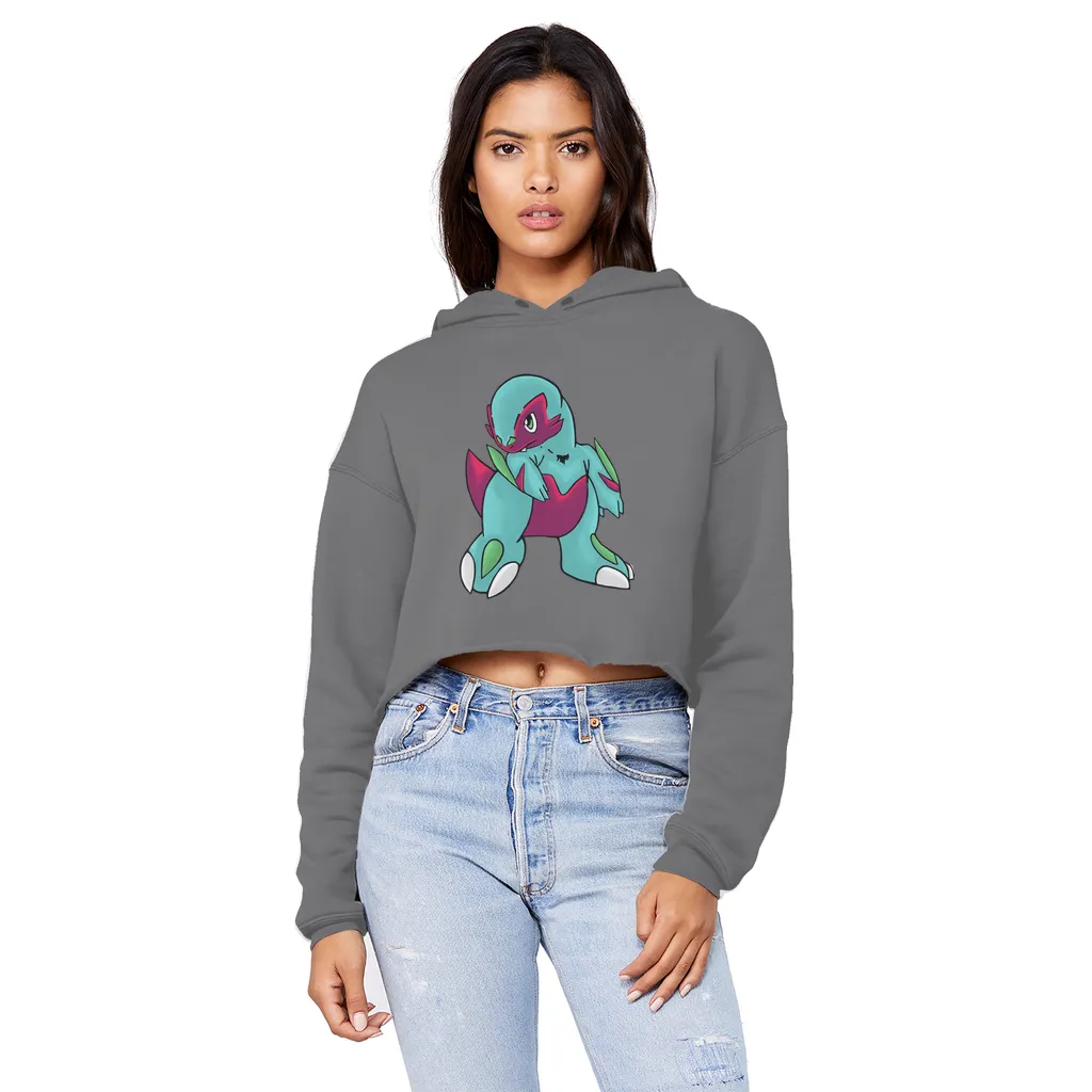 Chiki Unisex Cropped Raw Edge Boyfriend Hoodie