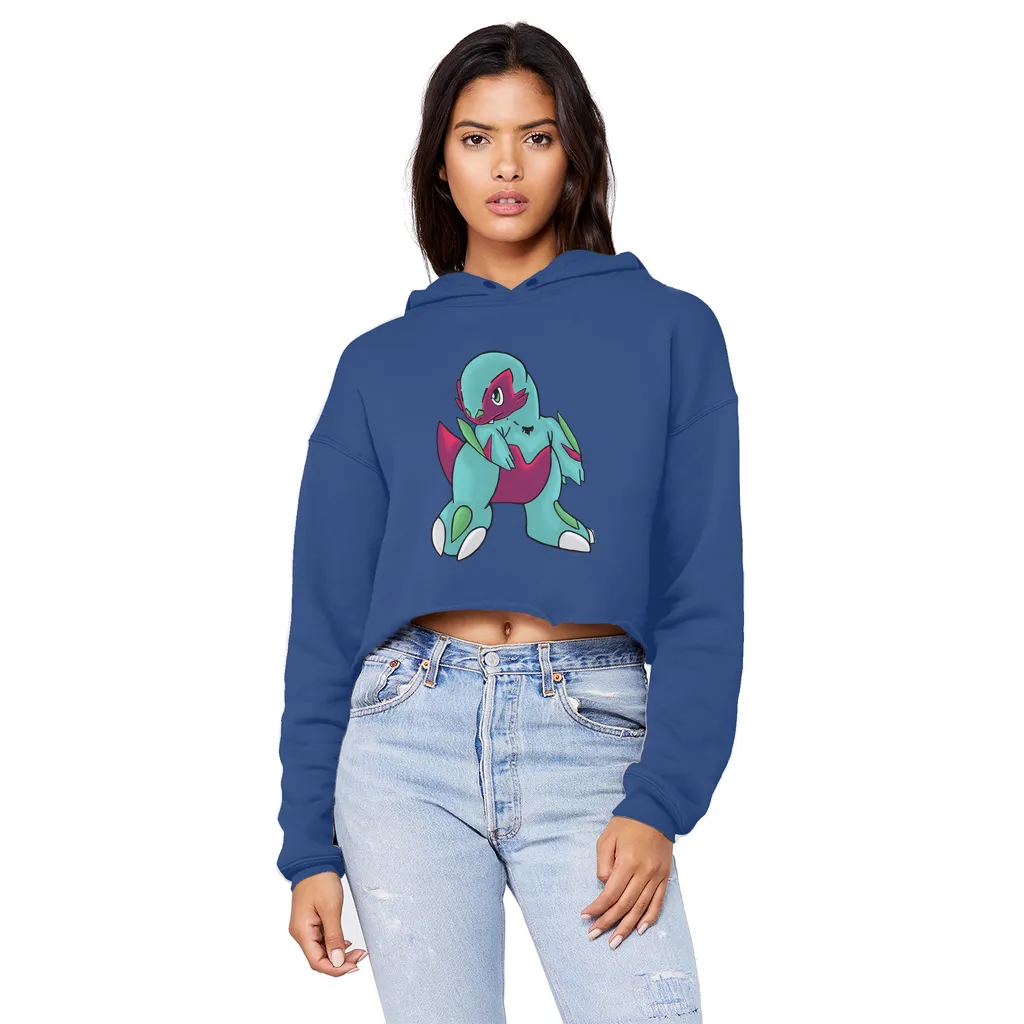 Chiki Unisex Cropped Raw Edge Boyfriend Hoodie