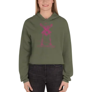 Cropped CONTORTURE Hoodie: Pinky
