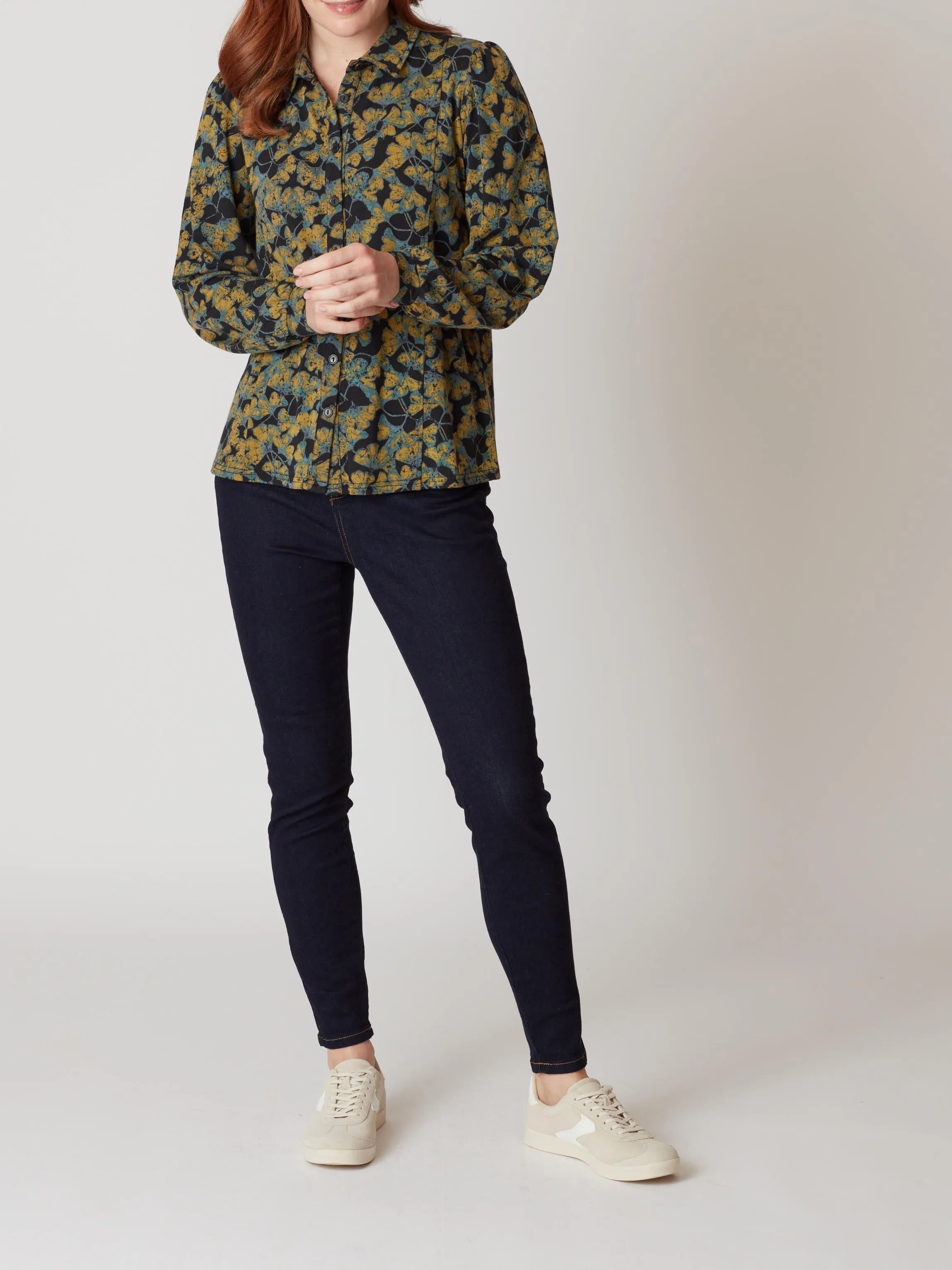 Daphne Floral Jersey Shirt