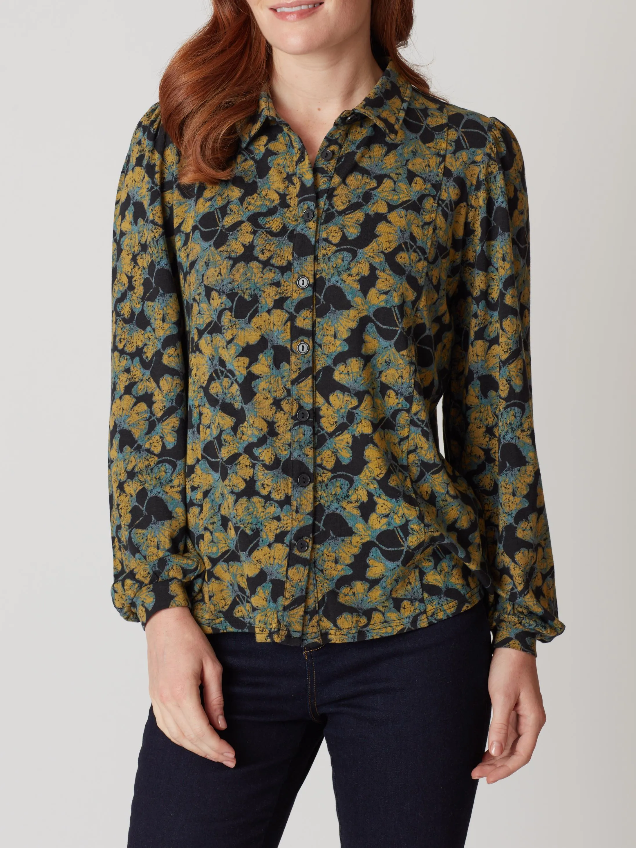 Daphne Floral Jersey Shirt