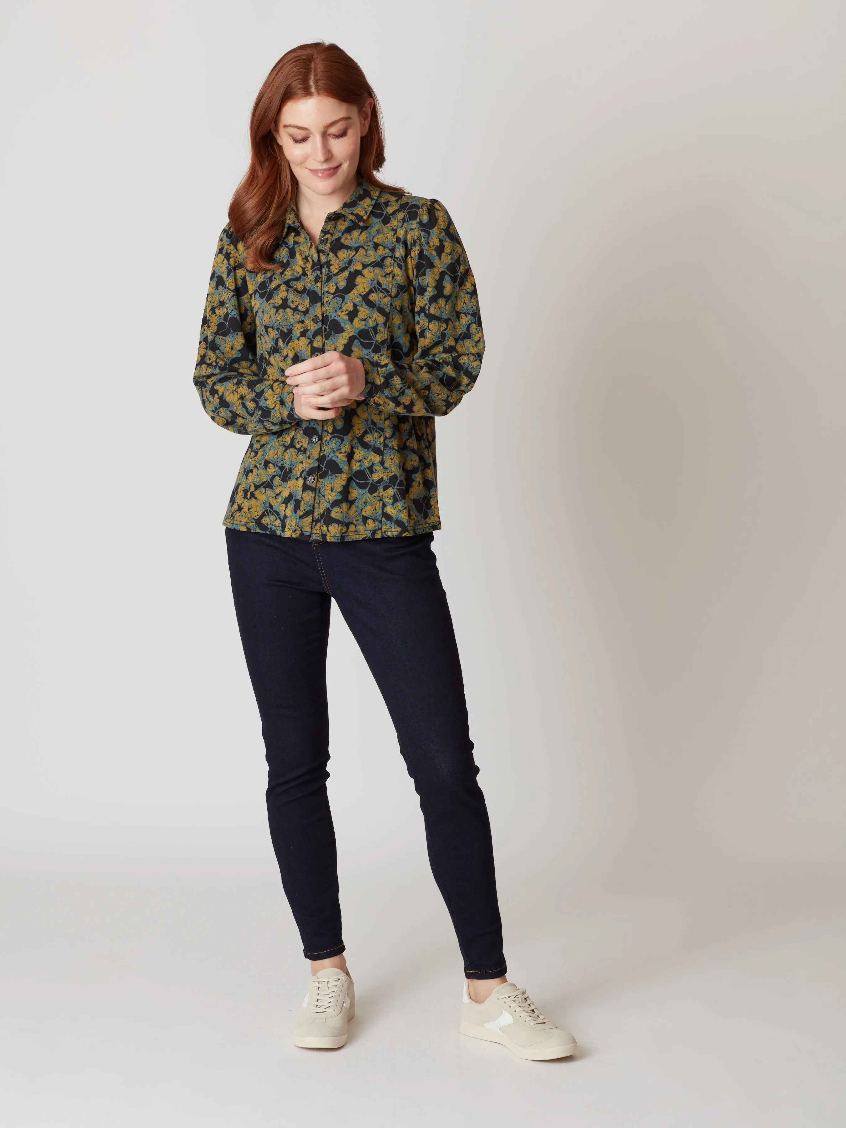 Daphne Floral Jersey Shirt