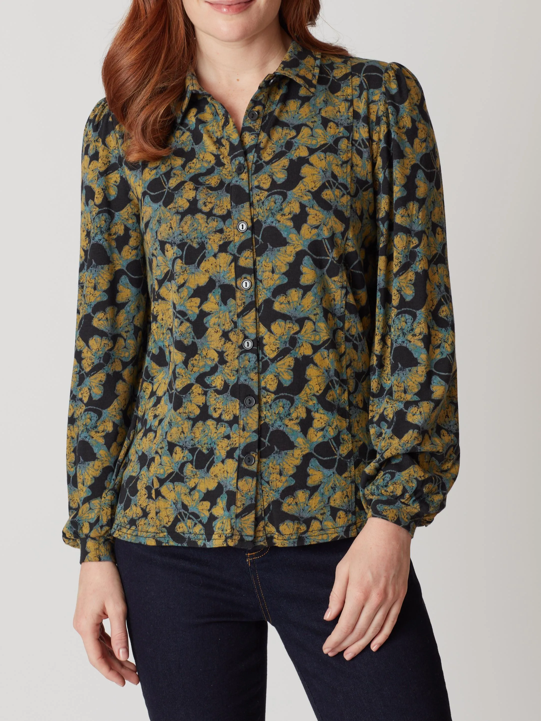 Daphne Floral Jersey Shirt