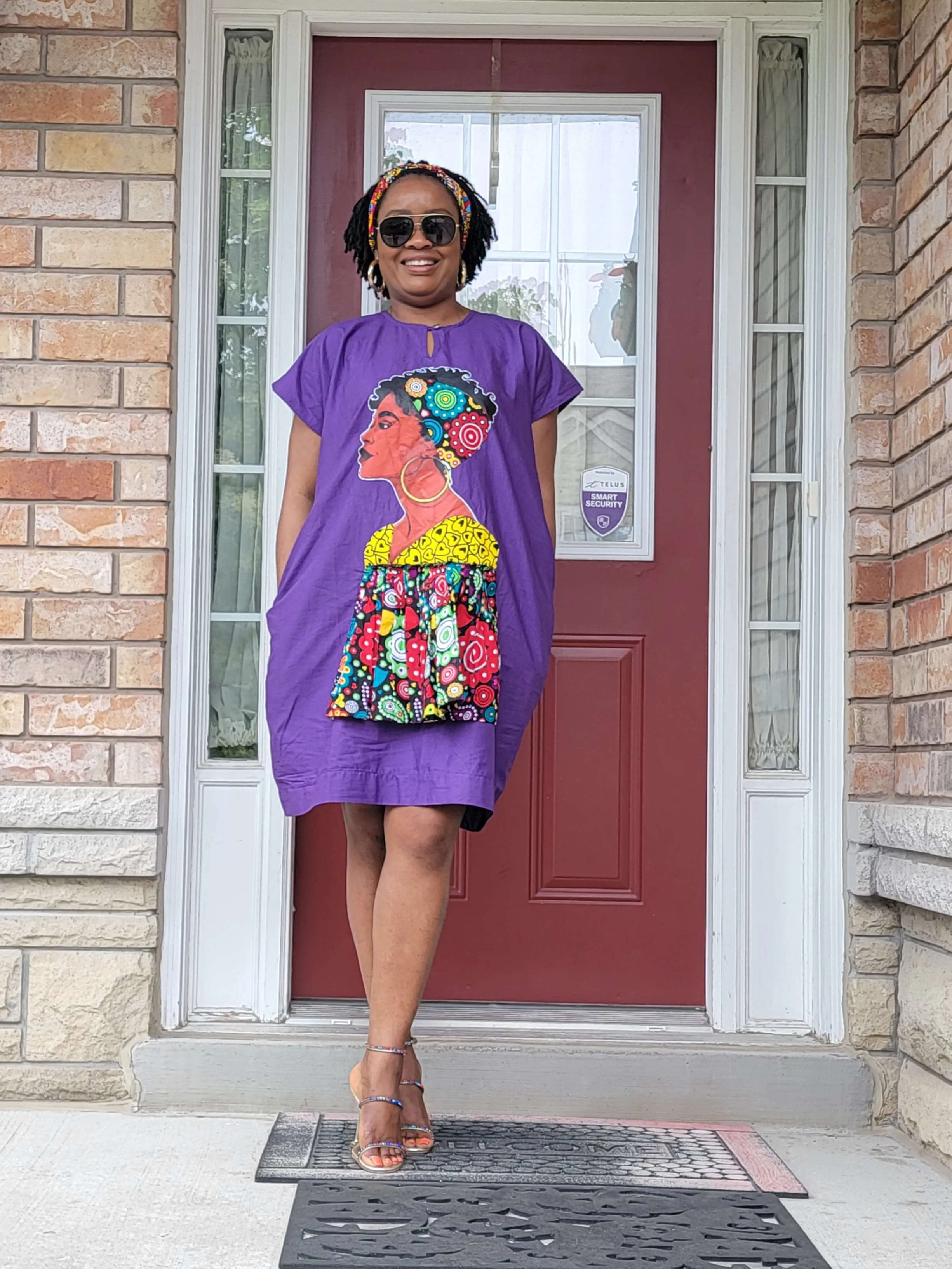 Dashiki Shift Dress