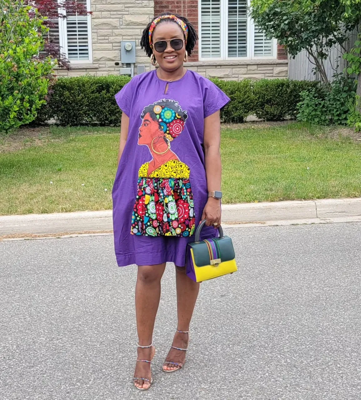 Dashiki Shift Dress