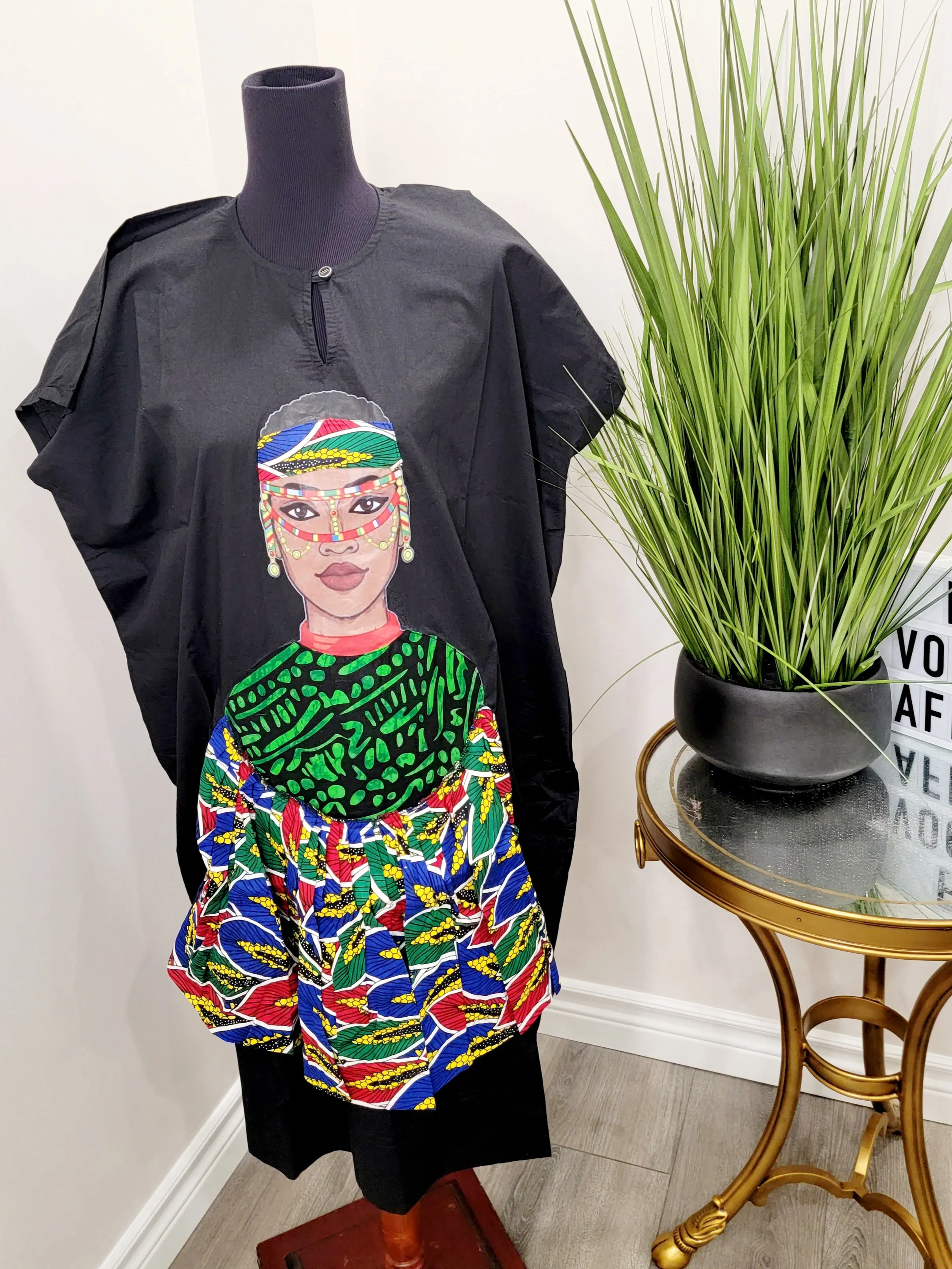 Dashiki Shift Dress