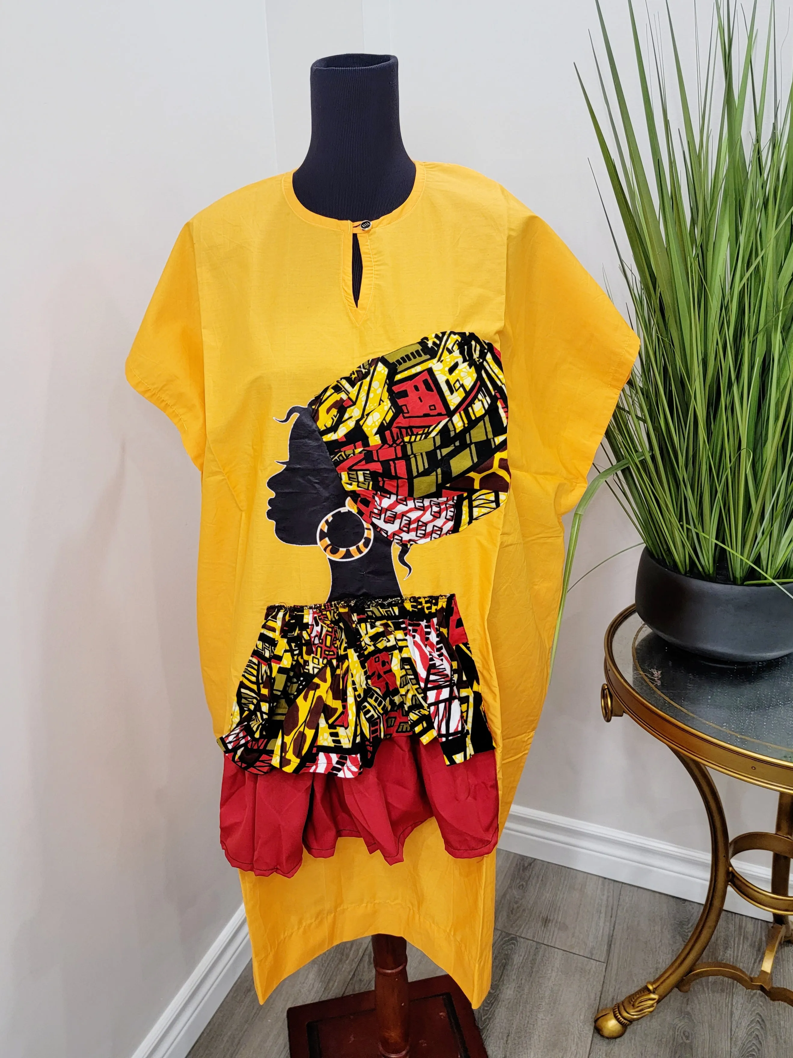 Dashiki Shift Dress