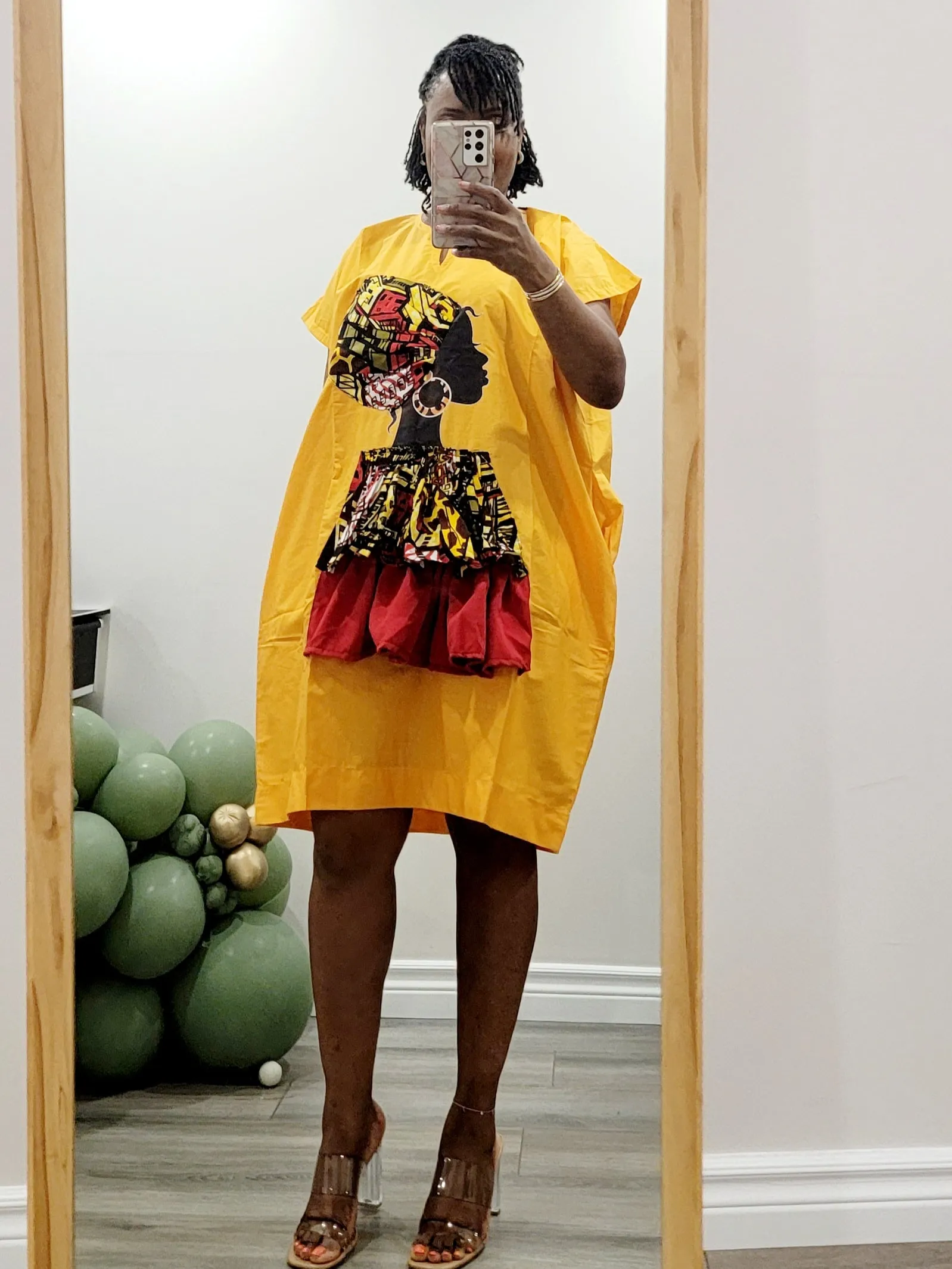 Dashiki Shift Dress