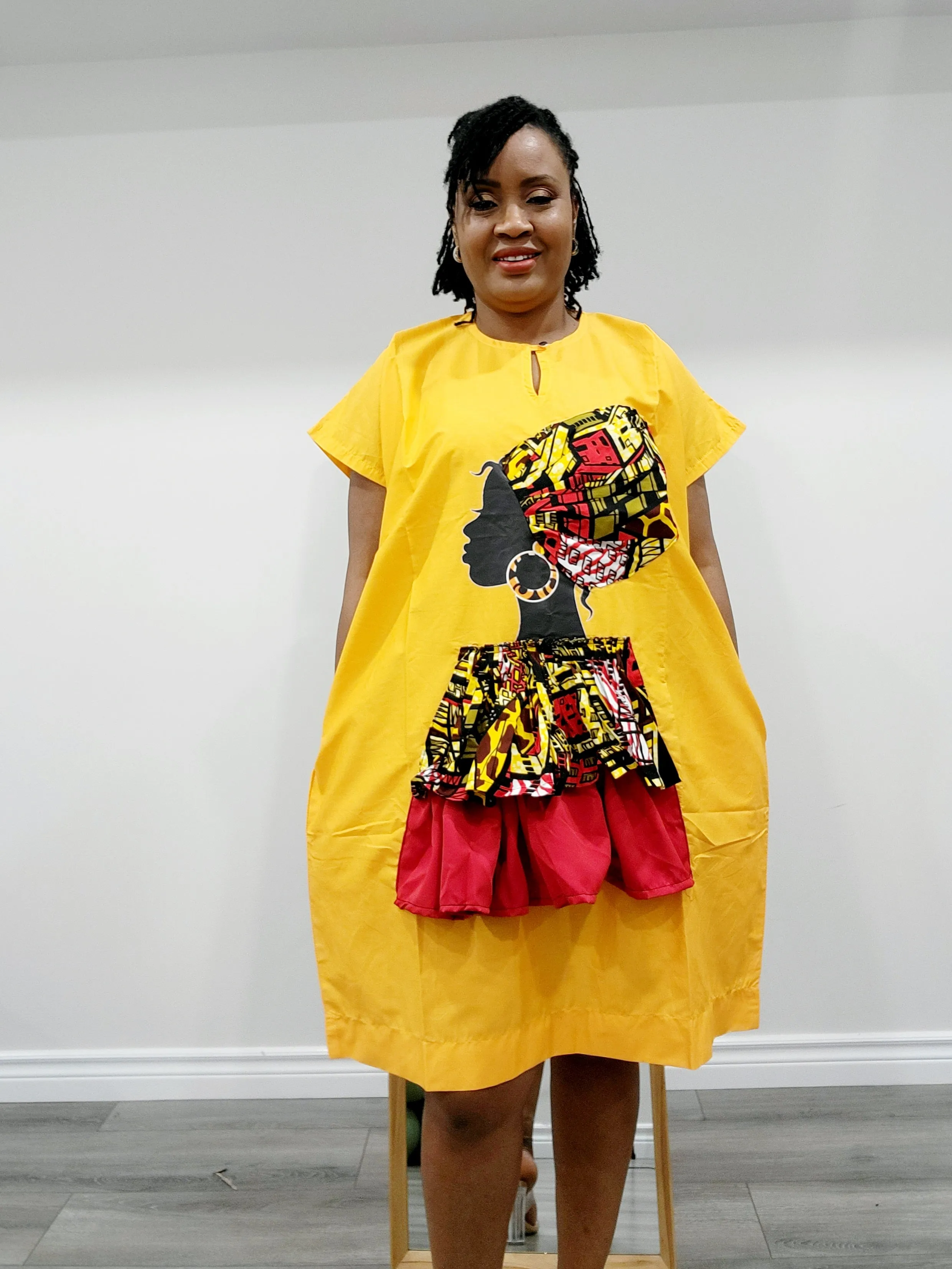 Dashiki Shift Dress