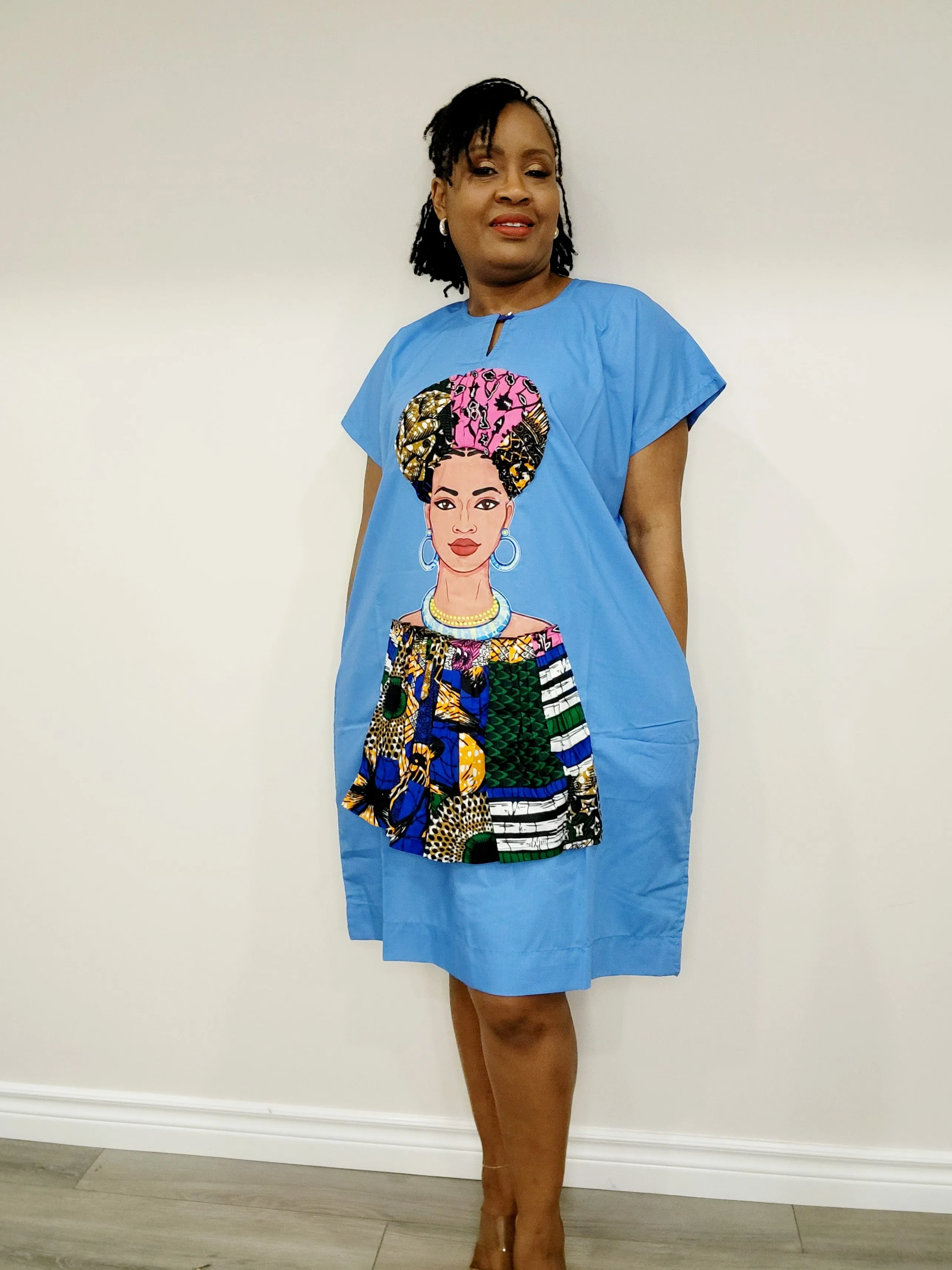 Dashiki Shift Dress
