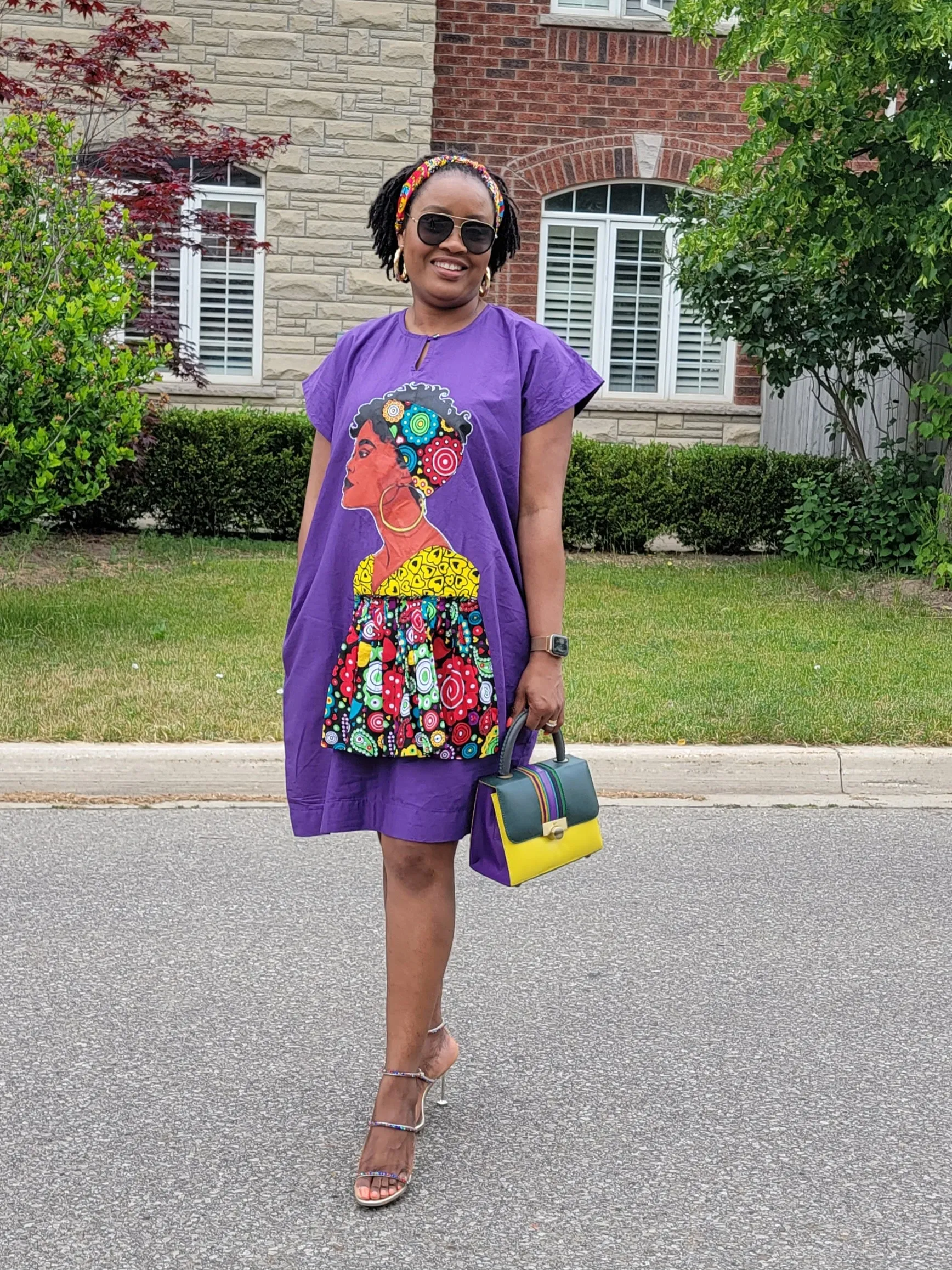 Dashiki Shift Dress