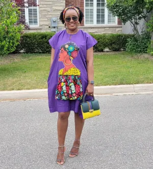 Dashiki Shift Dress