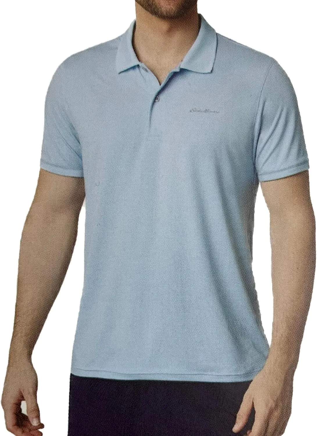 Eddie Bauer Men's Motion FreeDry Short Sleeve Moisture Wicking Polo Shirt