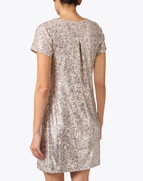 Ella Sequins Dress - Mini Leopard