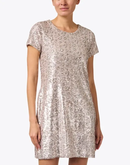 Ella Sequins Dress - Mini Leopard
