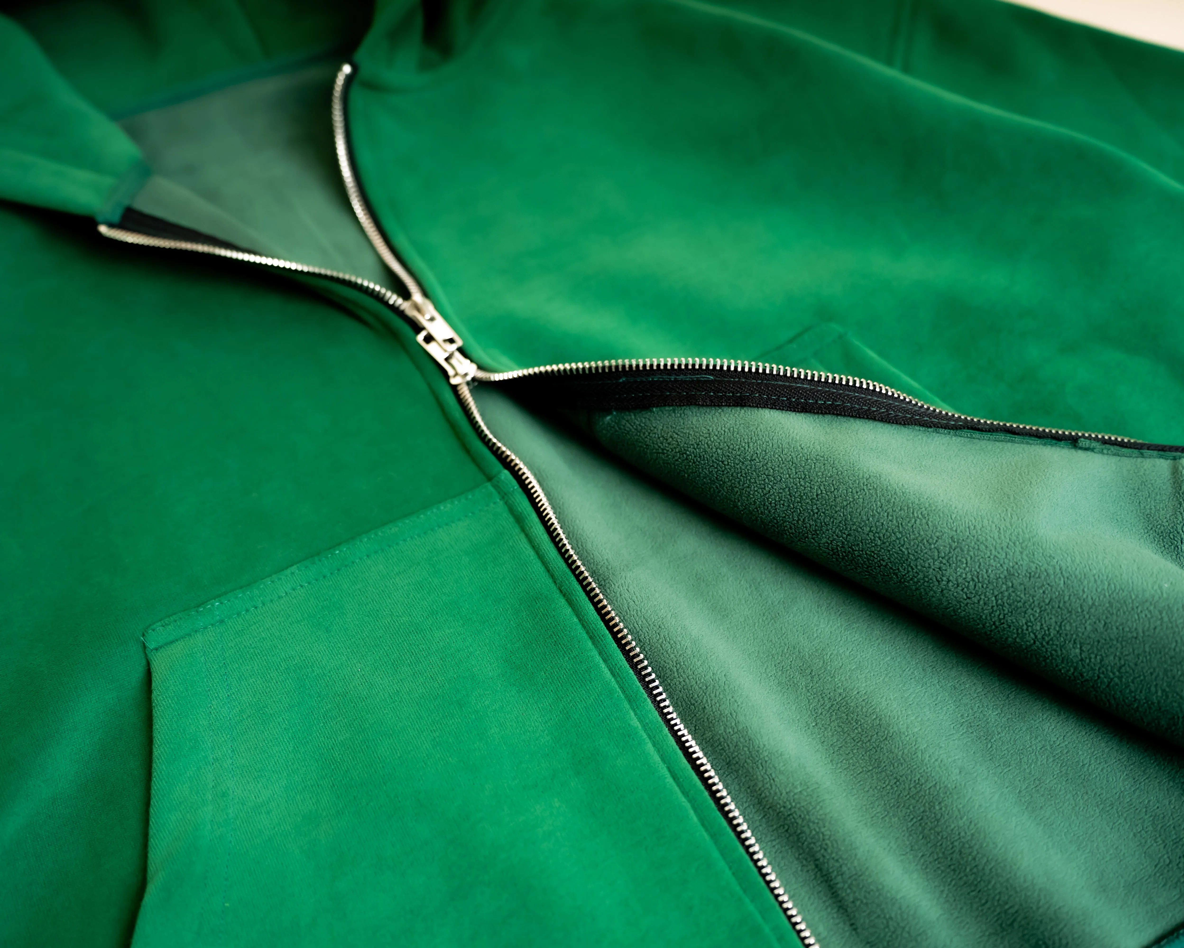 EPTM PERFECT ZIP UP HOODIE - HUNTER GREEN