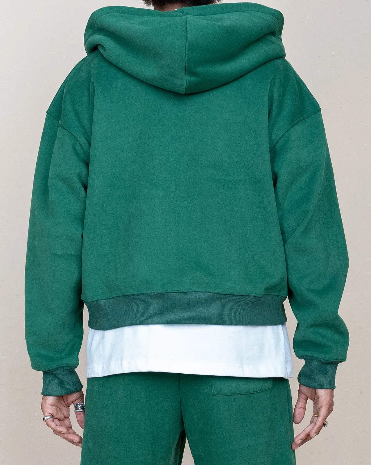EPTM PERFECT ZIP UP HOODIE - HUNTER GREEN
