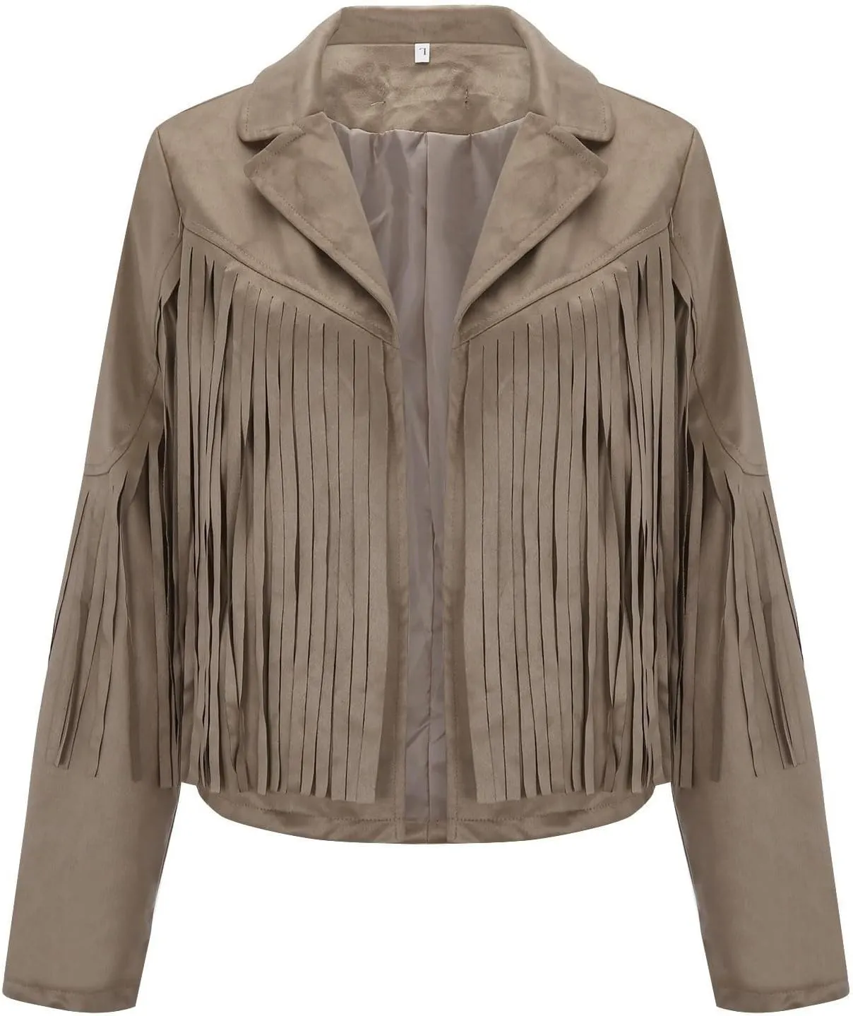 Faux Leather Jackets for Women 2025 Fashion Moto Biker Jacket Fall Winter Fringe Cowboy Cropped Jacket Cool Cardigan
