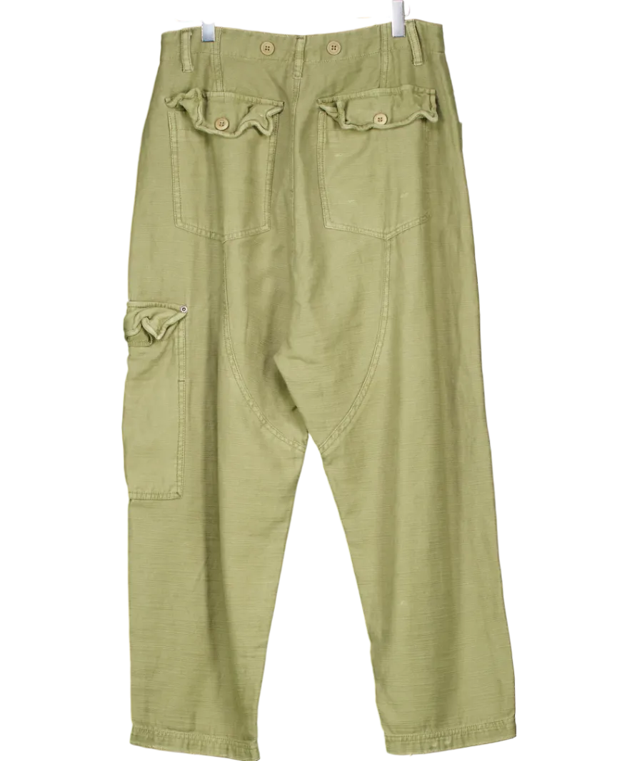 Free People Green Bay To Breakers Trousers UK XS