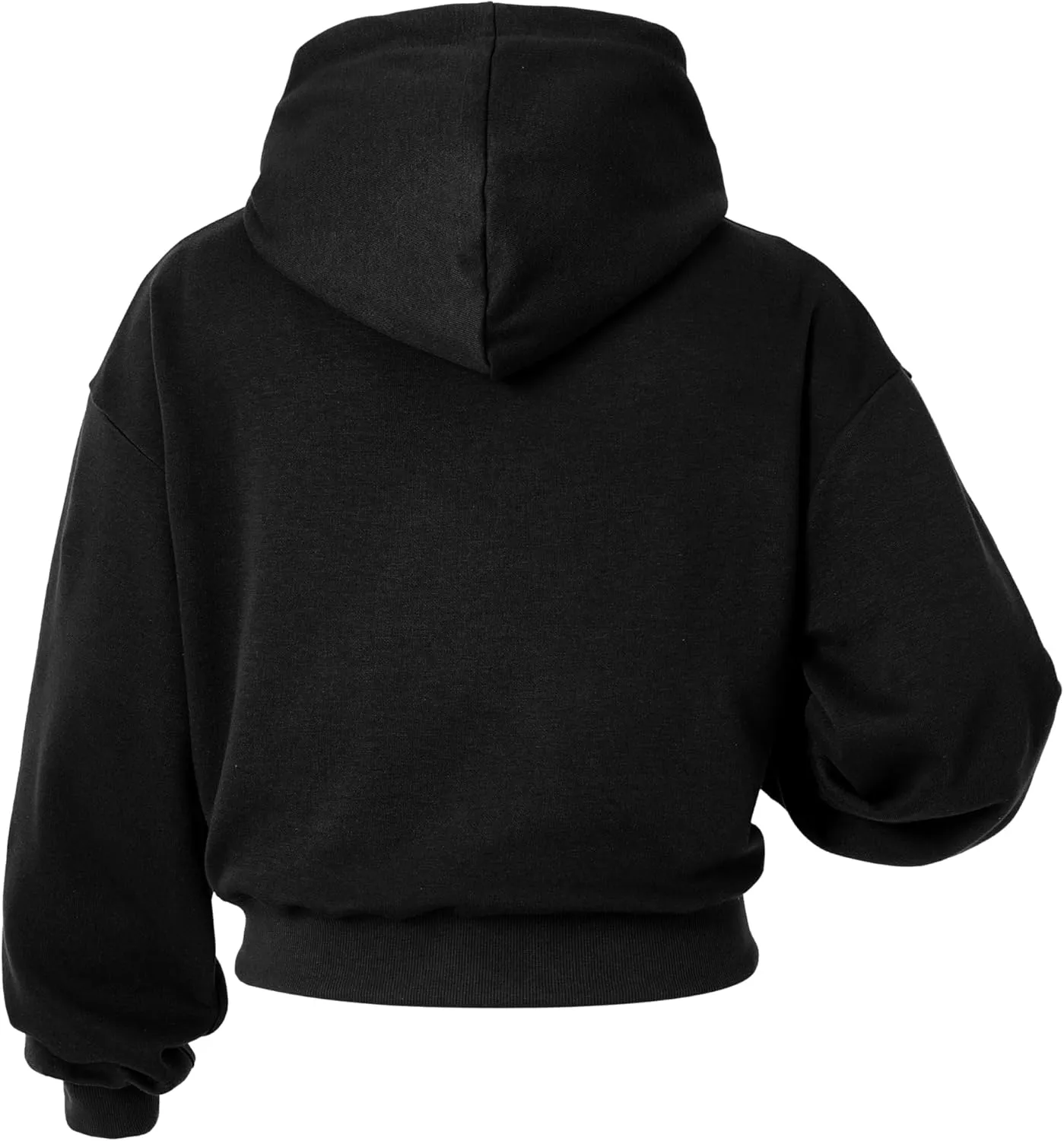 GIVON Women's Cropped Hoodie Pullover Drop Shoulder Lightweight Loose Casual Crop Hoodies