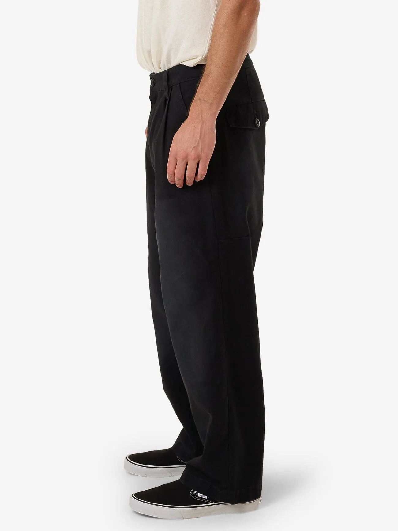 Honour Big Slacker Pant - Black