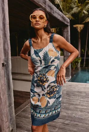 LANDA LINEN VICOSE DRESS | Tukano