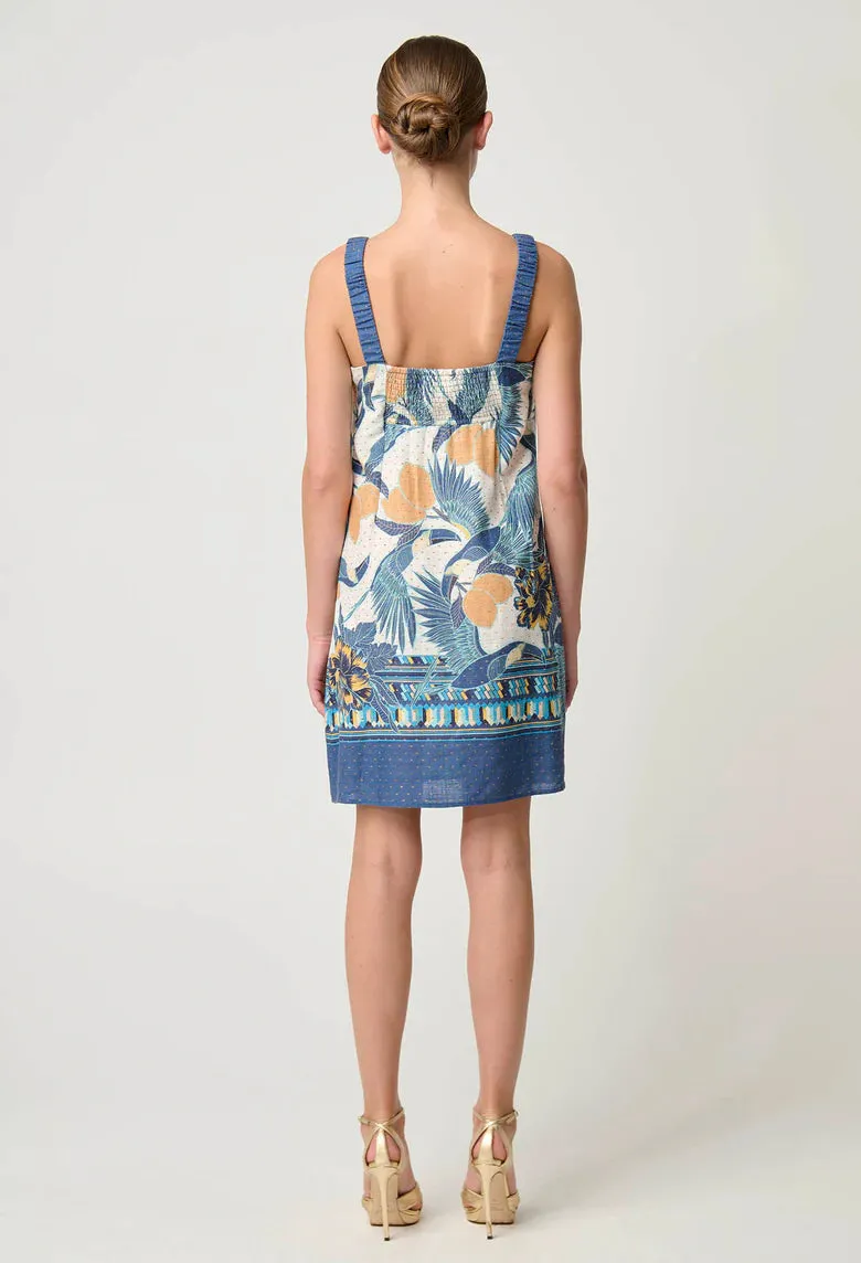 LANDA LINEN VICOSE DRESS | Tukano