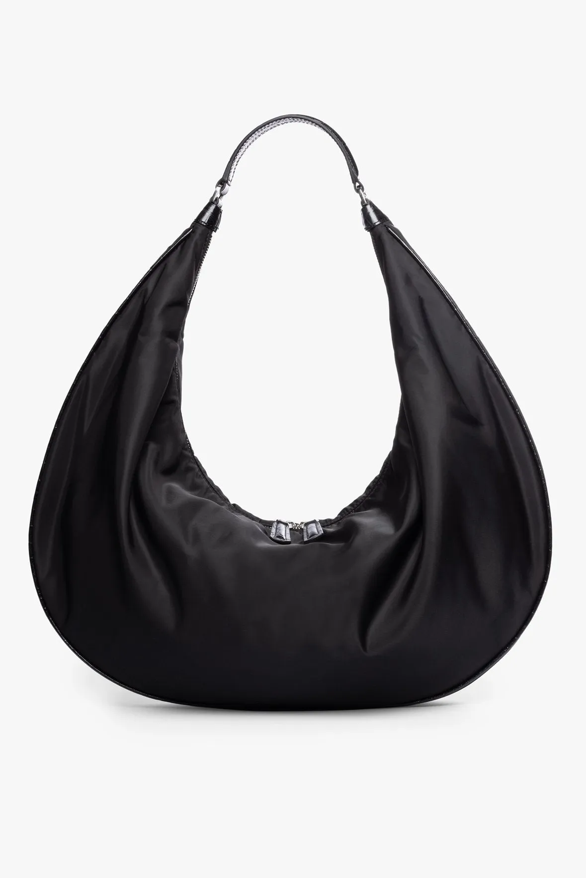LARGE NYLON SASHA BAG | BLACK