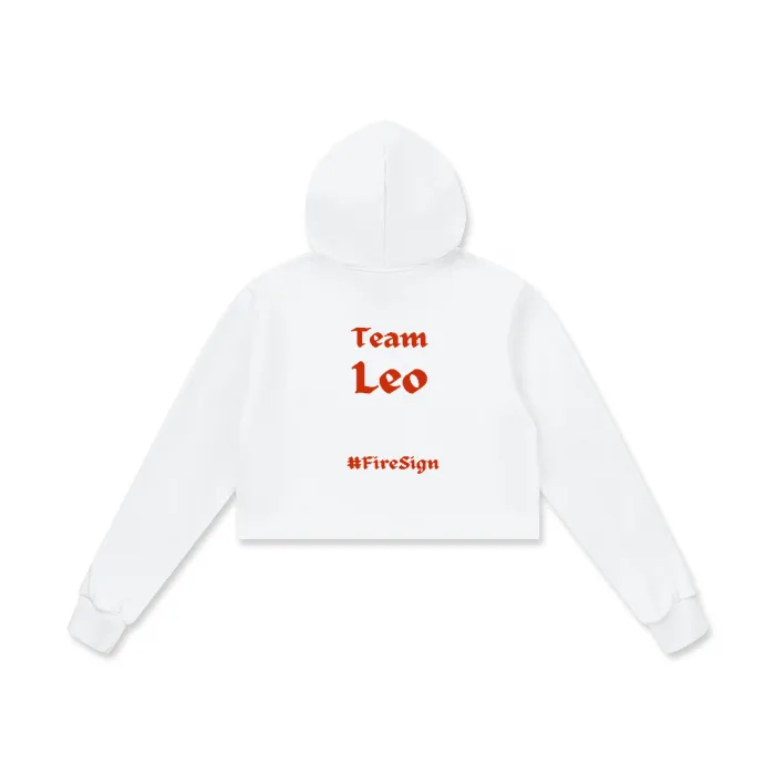 Leo Cropped Hoodie
