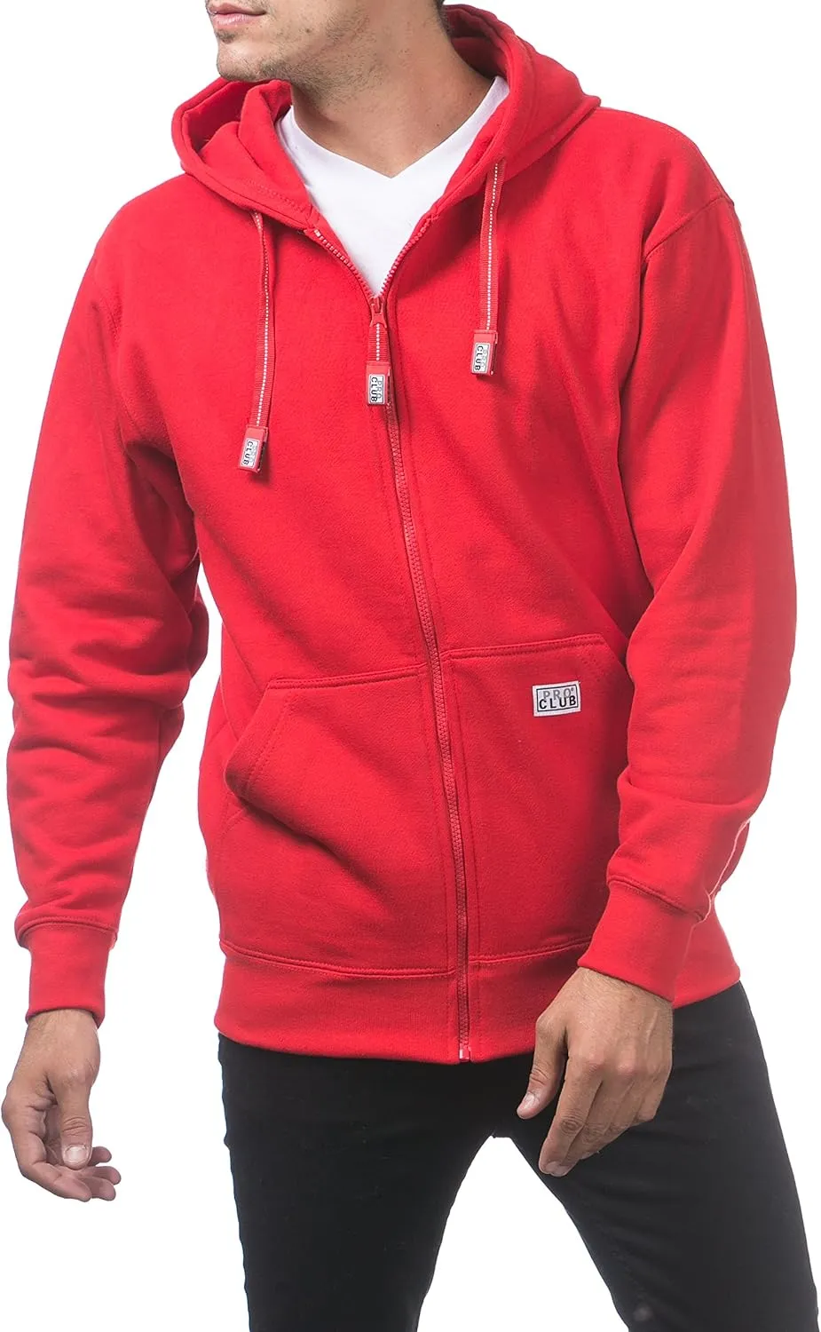 Pro Club Men's Heavyweight Full Zip Fleece Hoodie