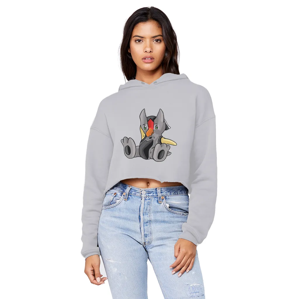 Raylow Unisex Cropped Raw Edge Boyfriend Hoodie