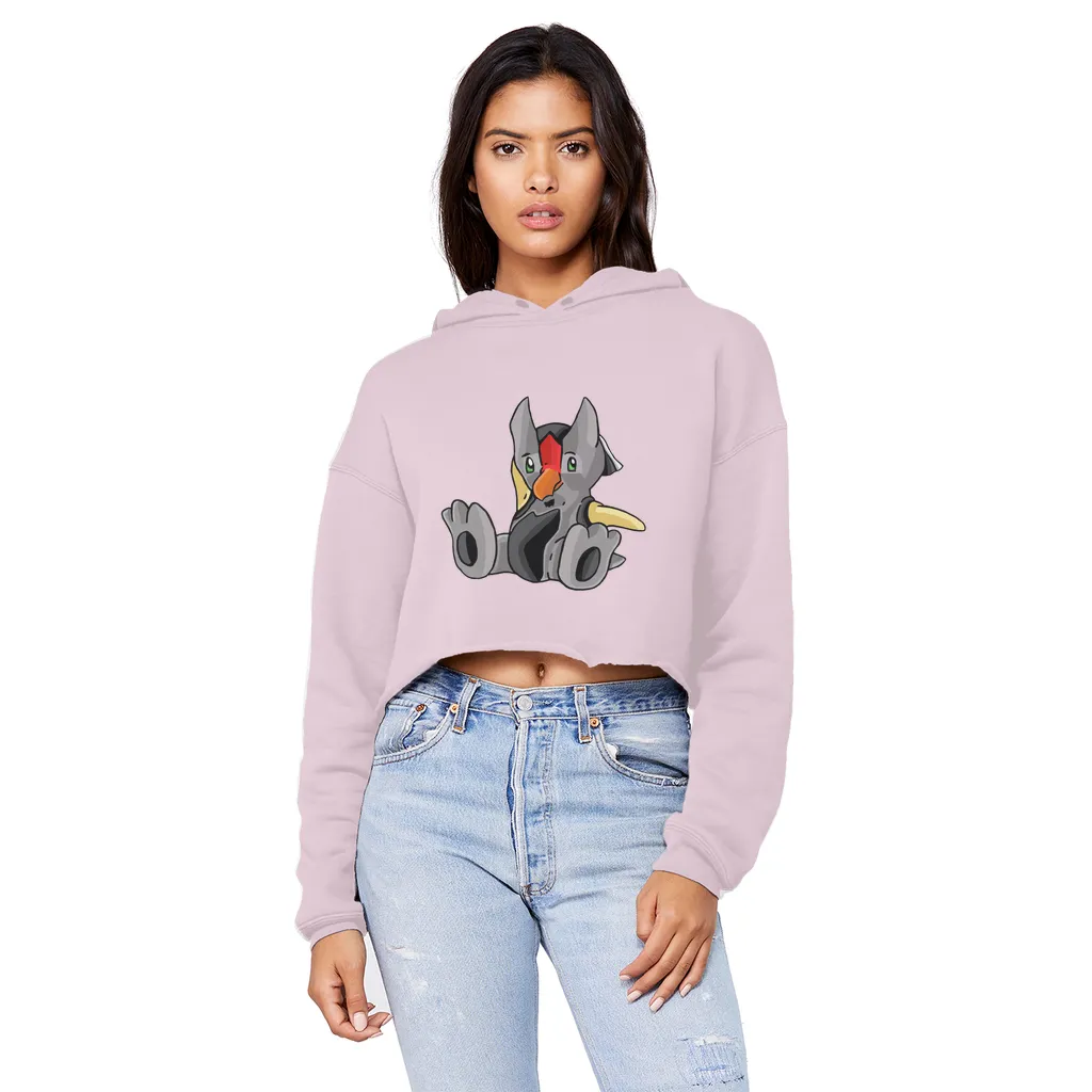 Raylow Unisex Cropped Raw Edge Boyfriend Hoodie