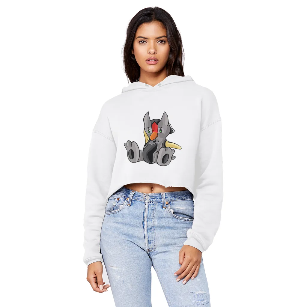 Raylow Unisex Cropped Raw Edge Boyfriend Hoodie