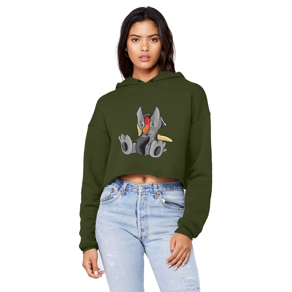 Raylow Unisex Cropped Raw Edge Boyfriend Hoodie