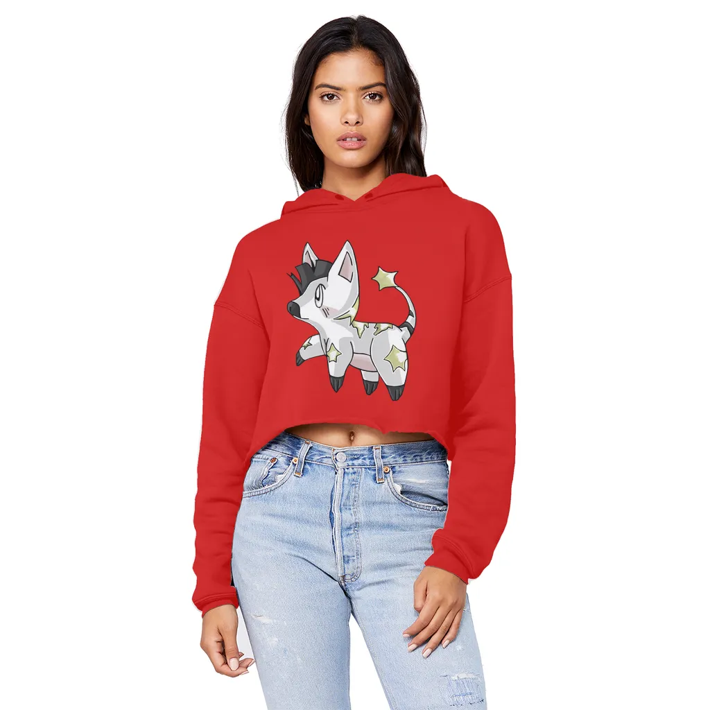 Stalze Unisex Cropped Raw Edge Boyfriend Hoodie