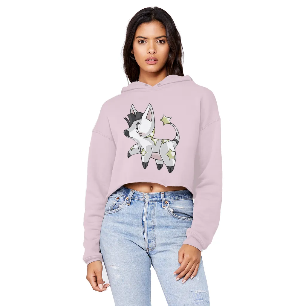 Stalze Unisex Cropped Raw Edge Boyfriend Hoodie