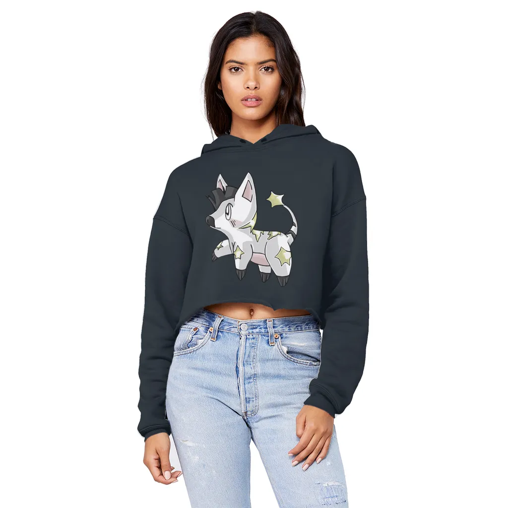 Stalze Unisex Cropped Raw Edge Boyfriend Hoodie