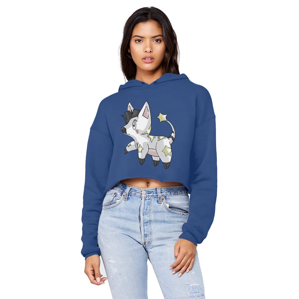 Stalze Unisex Cropped Raw Edge Boyfriend Hoodie