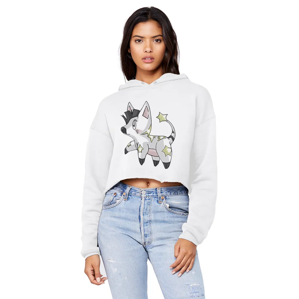 Stalze Unisex Cropped Raw Edge Boyfriend Hoodie