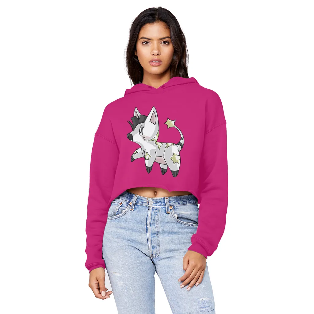 Stalze Unisex Cropped Raw Edge Boyfriend Hoodie