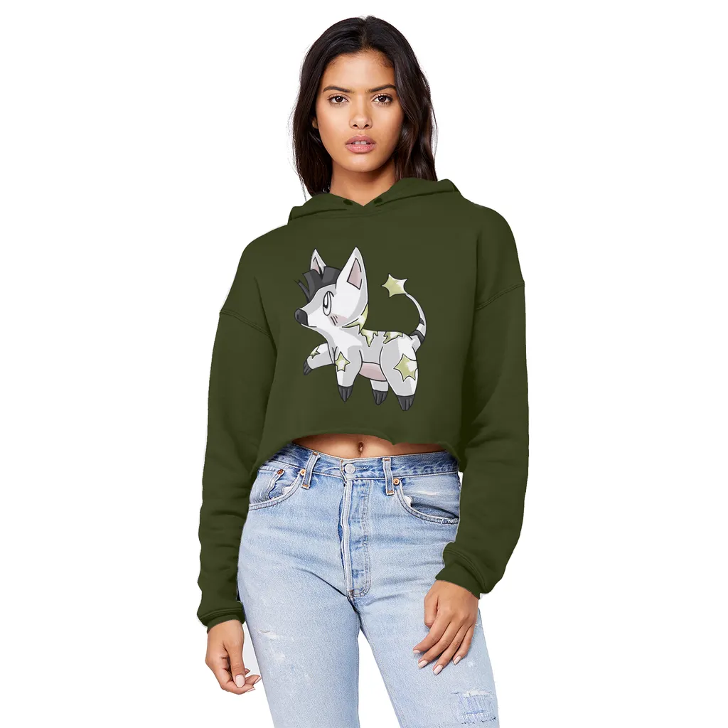 Stalze Unisex Cropped Raw Edge Boyfriend Hoodie