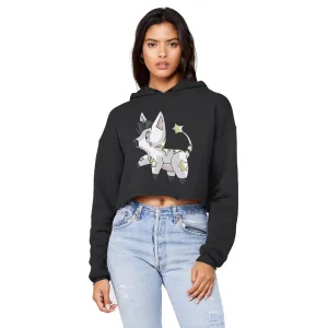 Stalze Unisex Cropped Raw Edge Boyfriend Hoodie